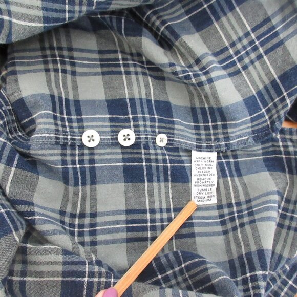 Ralph Lauren Mens Shirt Medium Green Plaid Button Front Short Sleeve 100% Cotton - Picture 4 of 6